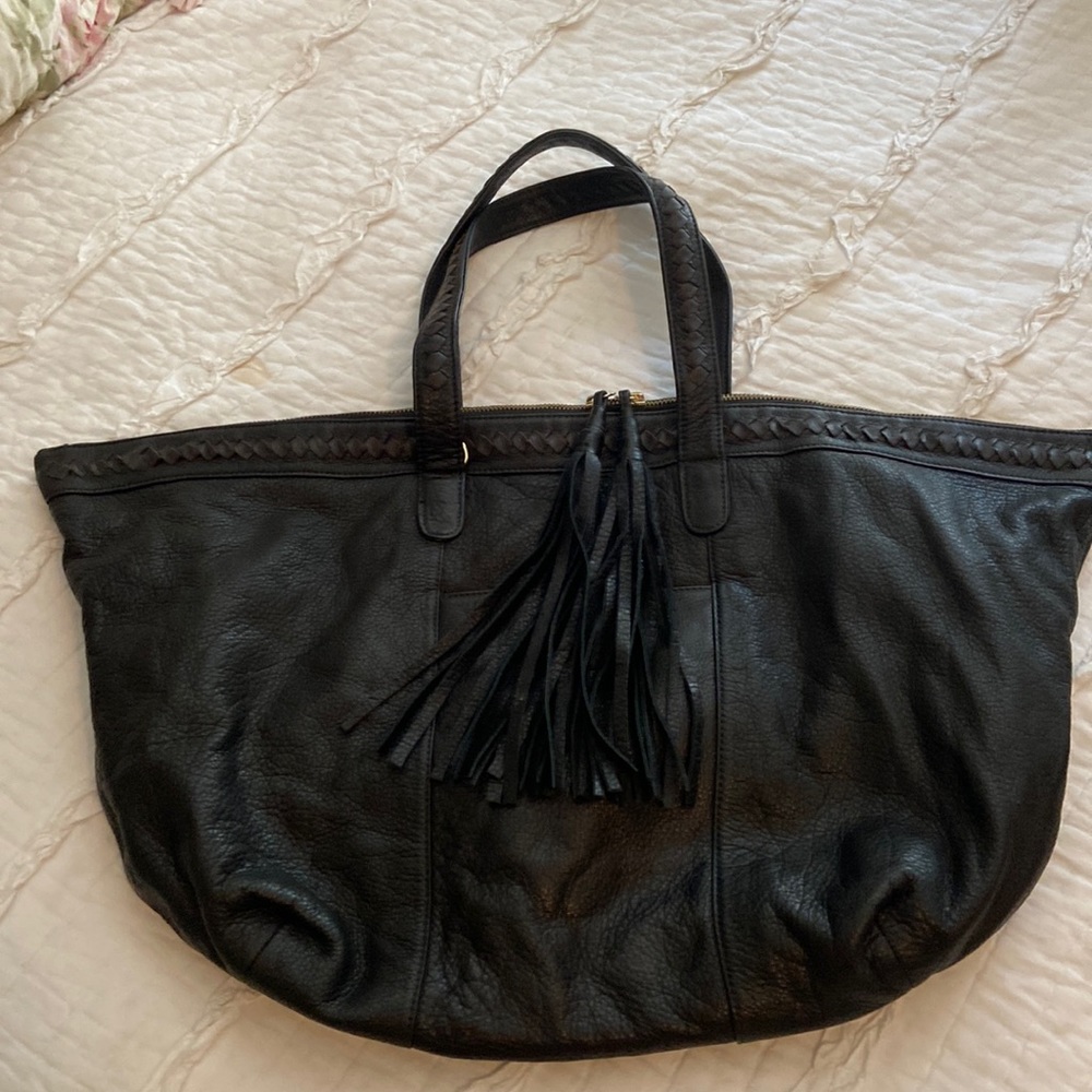 Zina Eva Leather Tote Bag